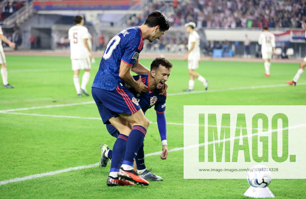 Croatia v Spain - UEFA Nations League 2026 27 Group A3 MD4 Igor Matanovic and Ivan Perisic of Croatia celebrate afte Ivan Perisic of Croatia score a goal for 1:0 during the UEFA Nations League 2026 27 group phase match between Croatia and Spain at Stadion Poljud on October 6, 2026 in Split, Croatia. IvoxCagalj PIXSELL