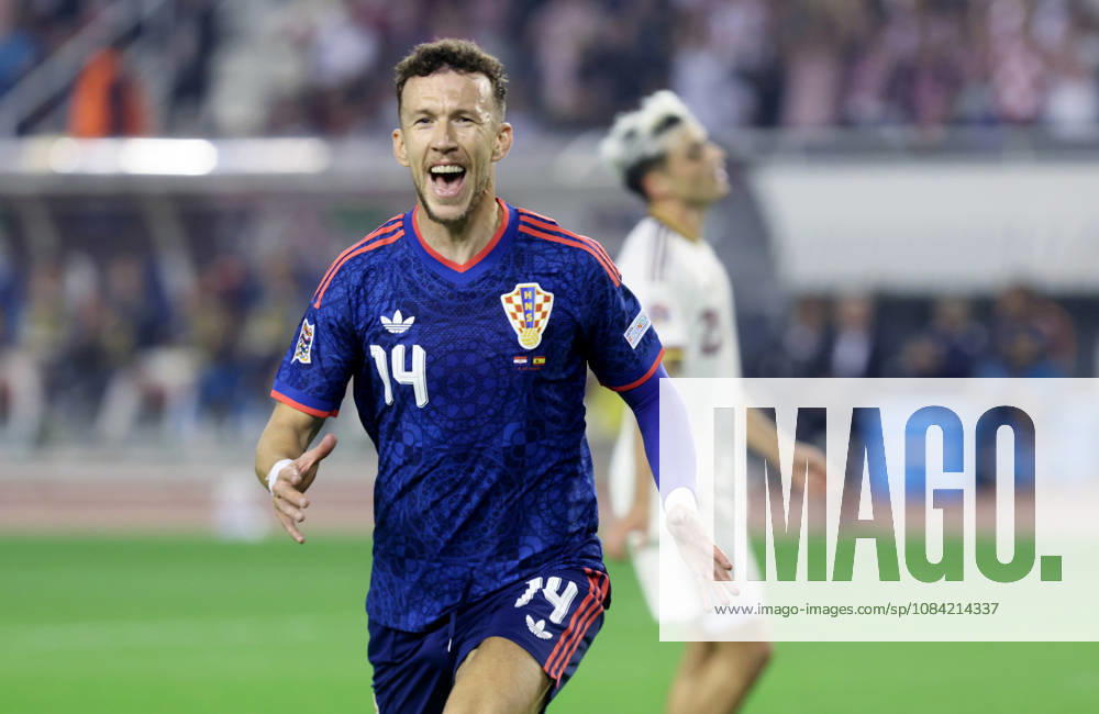 Croatia v Spain - UEFA Nations League 2026 27 Group A3 MD4 Ivan Perisic of Croatia celebrate after he scores a goal for 1:0 during the UEFA Nations League 2026 27 group phase match between Croatia and Spain at Stadion Poljud on October 6, 2026 in Split, Croatia. IvoxCagalj PIXSELL