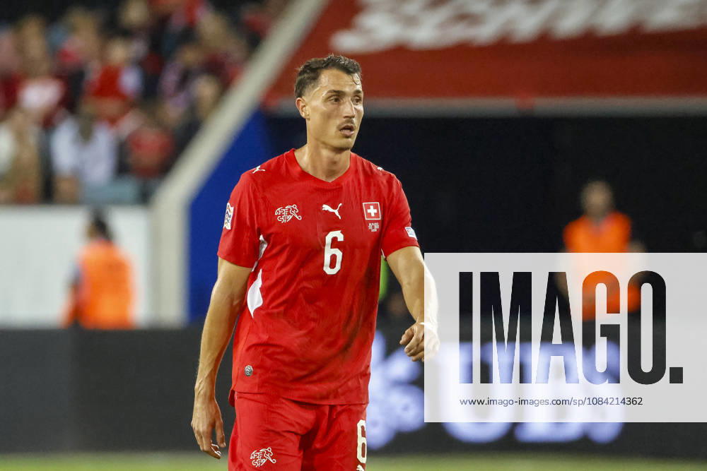 Vincent Sierro Switzerland, 06, Switzerland, UEFA, Nations League, Matchday 4, Switzerland vs. North Macedonia, October 6, 2026, Lucerne Swissporarena, Switzerland