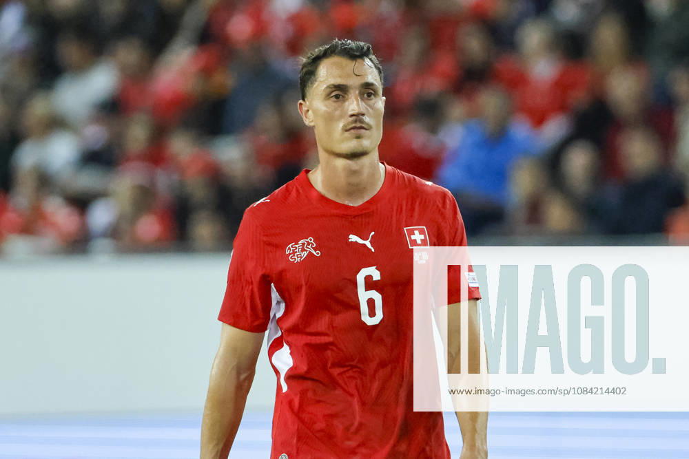 Vincent Sierro Switzerland, 06, Switzerland, UEFA, Nations League, Matchday 4, Switzerland vs. North Macedonia, October 6, 2026, Lucerne Swissporarena, Switzerland