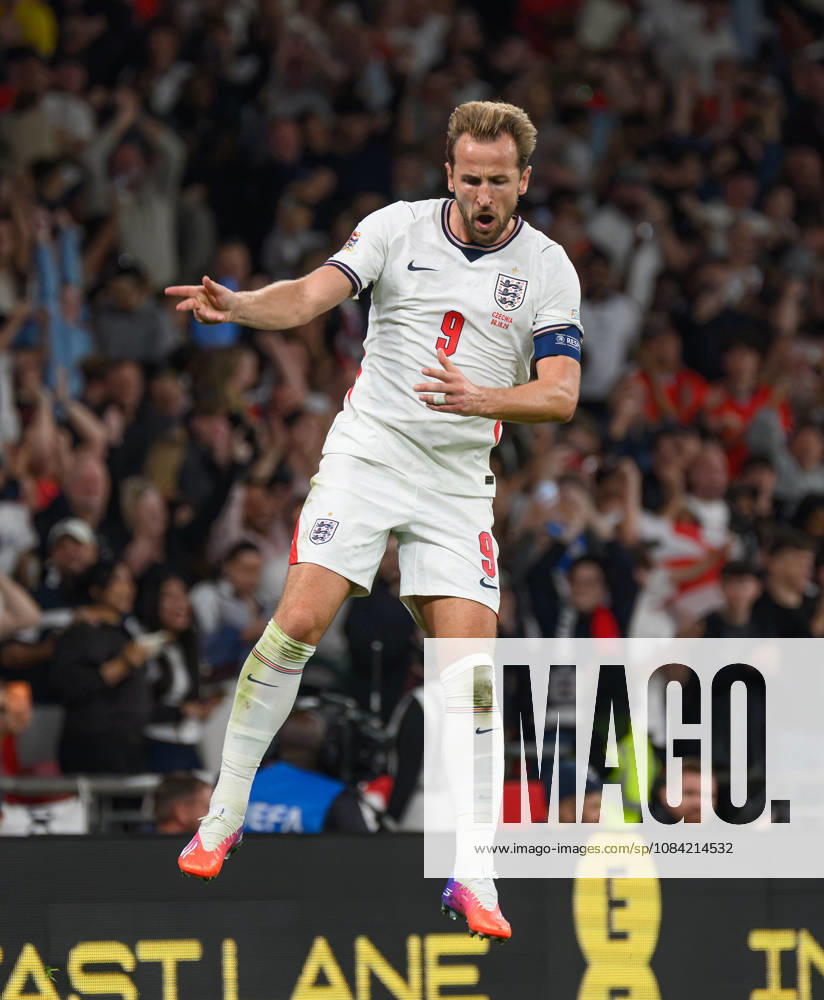 England v Czech Republic - UEFA Nations League - Wembley Stadium - London. England v Czech Republic - UEFA Nations League - Wembley Stadium - London. Harry Kane celebrates scoring his 90th goal for England. Picture : Mark Pain LONDON England