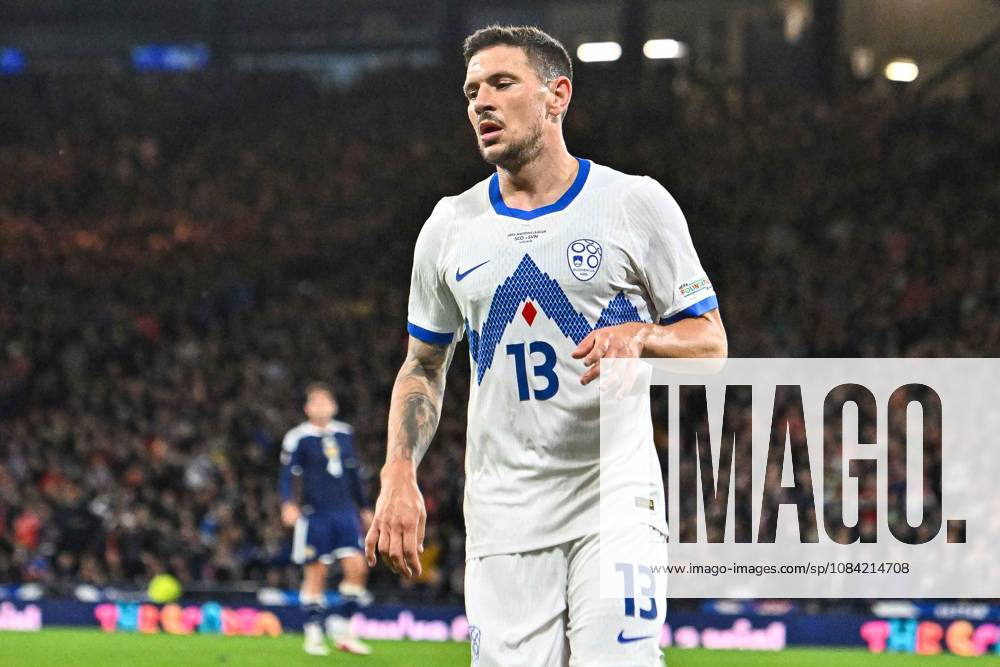 Scotland v Slovenia UEFA Nations League Erik Janza of Slovenia during the UEFA Nations League match at Barclays Hampden, Glasgow 06 10 2026 UK Newspapers OUT