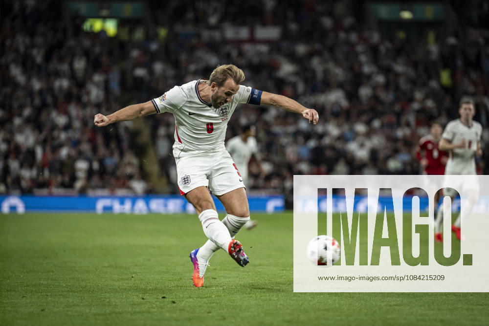 6th October 2026; Wembley Stadium, London, England; UEFA Nations League Football, England versus Czech Republic; Harry Kane of England crosses the ball that leads to the own goal GodfreyxPitt
