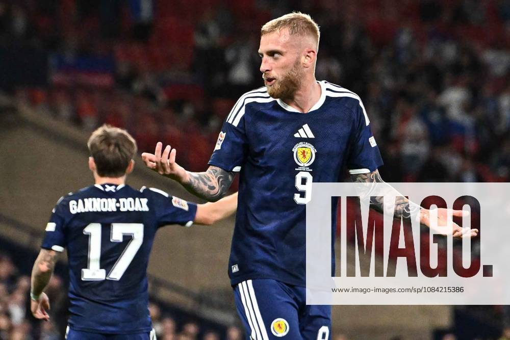 Scotland v Slovenia UEFA Nations League Oli McBurnie of Scotland during the UEFA Nations League match at Barclays Hampden, Glasgow 06 10 2026 UK Newspapers OUT
