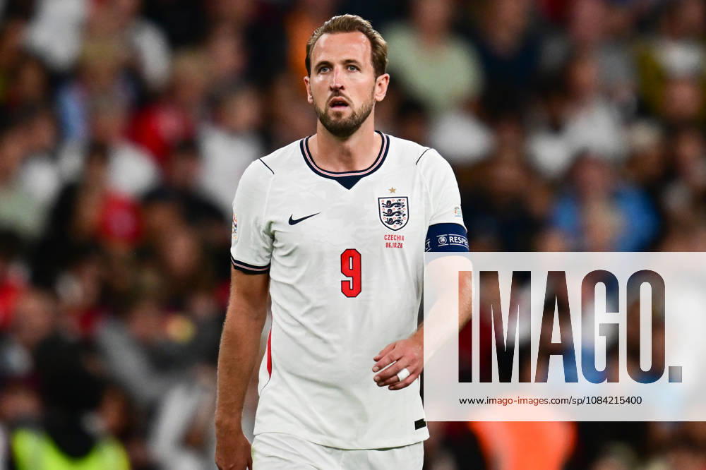 England v Czechia, UEFA Nations League England forward Harry Kane (9) during the UEFA Nations League match between England and Czechia at Wembley Stadium, London, UK on 6 October 2026. London Wembley Stadium Greater London UK Editorial use only ,