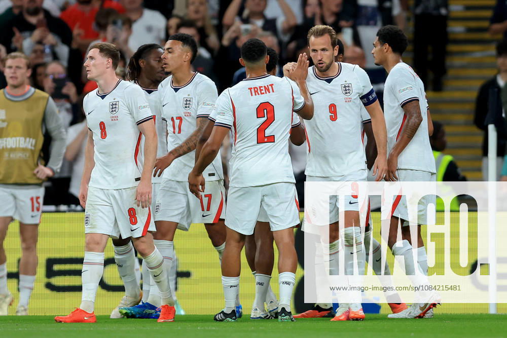 England v Czechia - UEFA Nations League 2026 27 Group A3 MD4 Harry Kane and Trent Alexander-Arnold of England celebrate 3rd goal during the UEFA Nations League 2026 27 group phase match between England and Czechia at Wembley Stadium on October 6, 2026 in London, England. London Wembley Stadium England United Kingdom