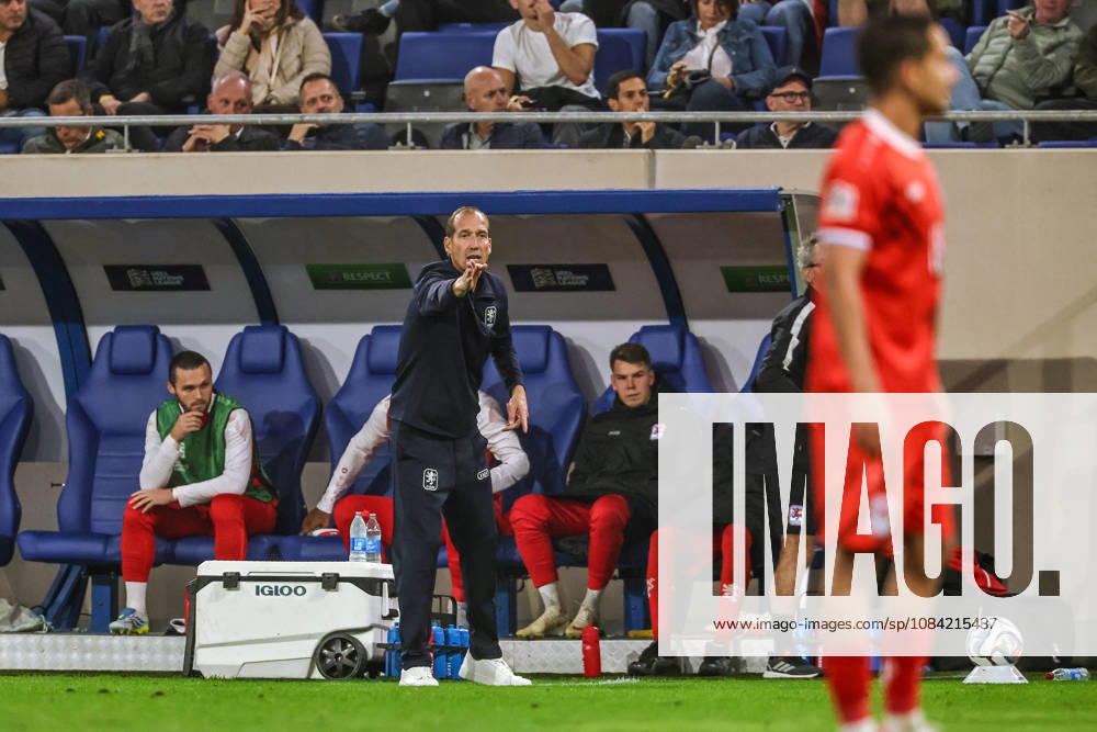 LUX, Soccer, Men s, Nations League, Matchday 4, Luxembourg vs. Bulgaria Head Coach Jeff Strasser Luxembourg Luxembourg Stade de Luxembourg Gasperich Luxembourg