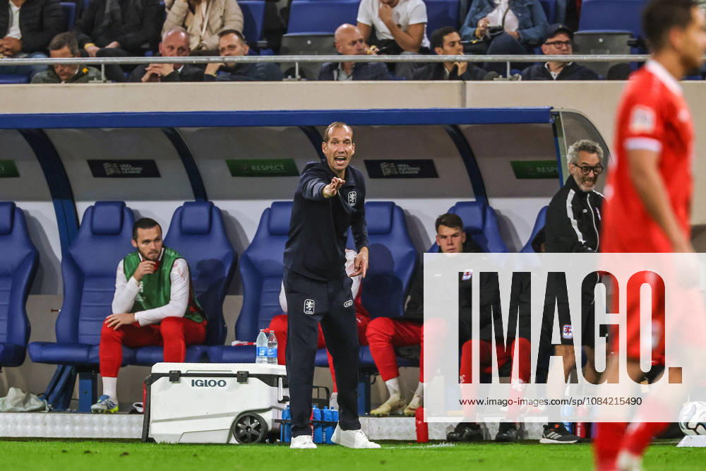 LUX, Soccer, Men s, Nations League, Matchday 4, Luxembourg vs. Bulgaria Head Coach Jeff Strasser Luxembourg Luxembourg Stade de Luxembourg Gasperich Luxembourg