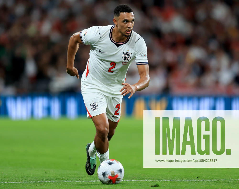 England v Czechia - UEFA Nations League 2026 27 Group A3 MD4 Trent Alexander-Arnold on the ball during the UEFA Nations League 2026 27 group phase match between England and Czechia at Wembley Stadium on October 6, 2026 in London, England. London Wembley Stadium England United Kingdom