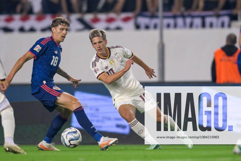 Croatia v Spain - UEFA Nations League 2026 27 Group A3 MD4 Kristijan Jakic of Croatia and Dani Olmo of Spain competes for the ball during the UEFA Nations League 2026 27 group phase match between Croatia and Spain at Stadion Poljud on October 6, 2026 in Split, Croatia. IgorxSoban PIXSELL
