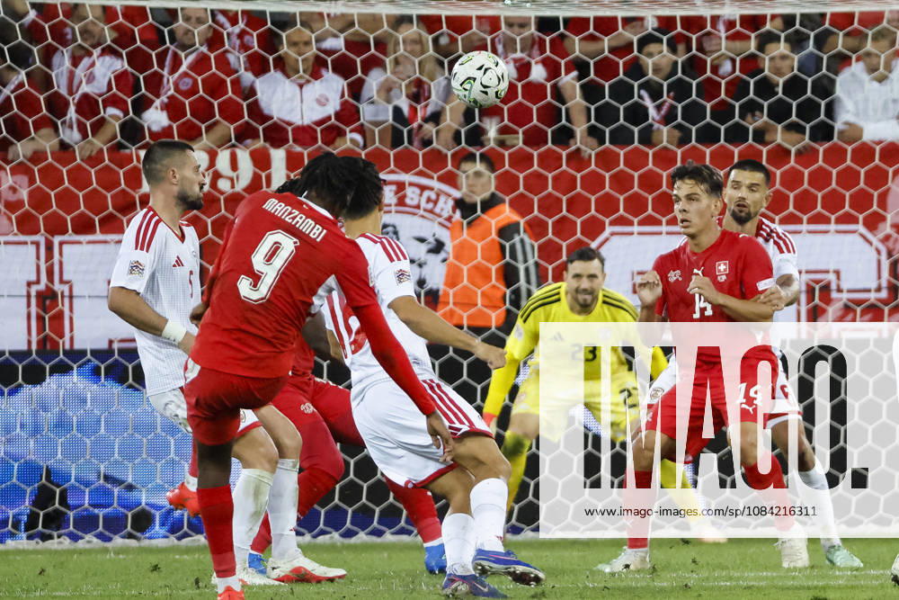 2-0 Goal for Switzerland by Johan Manzambi, Switzerland, 09, Switzerland, UEFA, Nations League, Matchday 4, Switzerland vs. North Macedonia, October 6, 2026, Lucerne Swissporarena, Switzerland