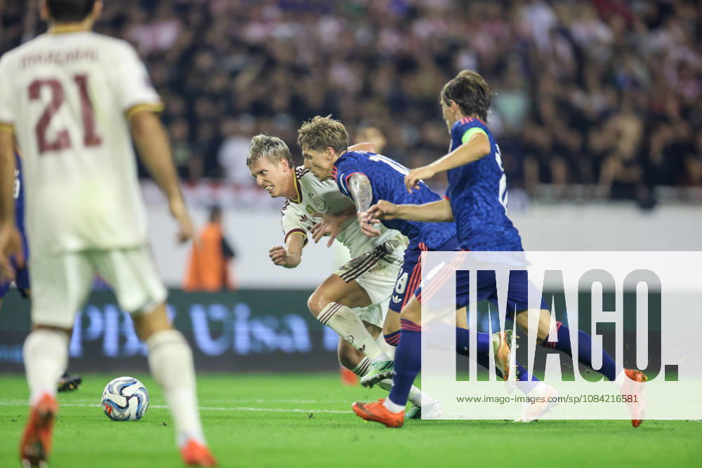 Croatia v Spain - UEFA Nations League 2026 27 Group A3 MD4 Dani Olmo of Spain and Kristijan Jakic of Croatia competes for the ball during the UEFA Nations League 2026 27 group phase match between Croatia and Spain at Stadion Poljud on October 6, 2026 in Split, Croatia. SanjinxStrukic PIXSELL