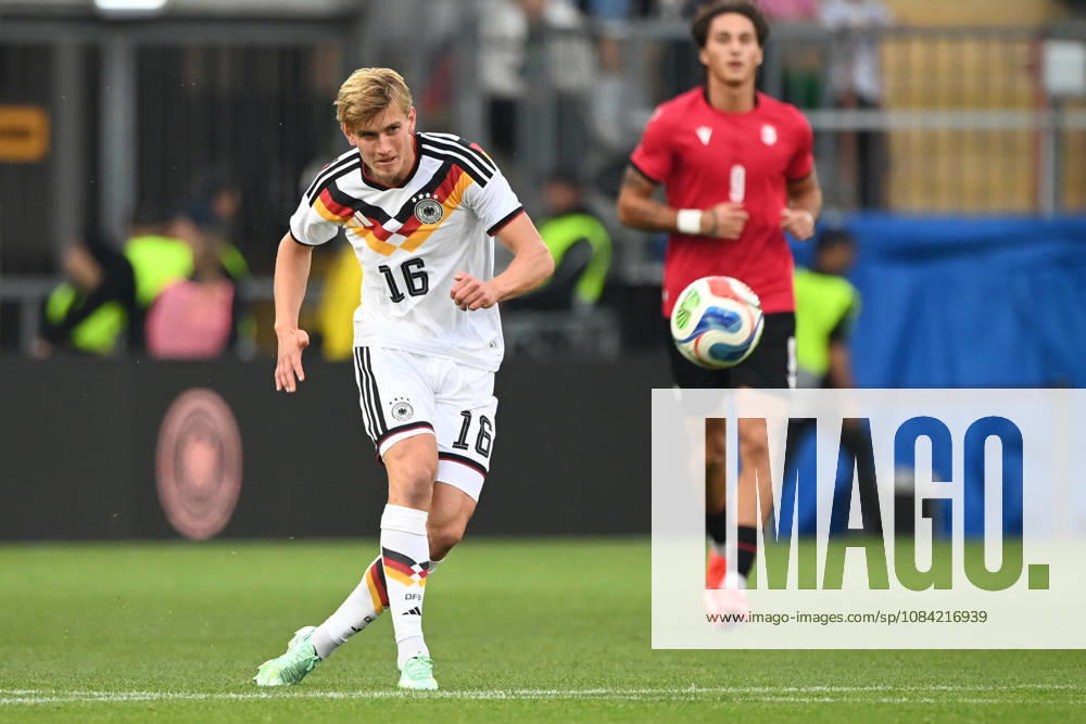 Alyosha KEMLEIN GER Play, Individual Play, Soccer International Match, U21, European Championship Qualifier, Germany vs. Georgia 2–0 on October 6, 2026, Schüco Arena, Bielefeld, Â