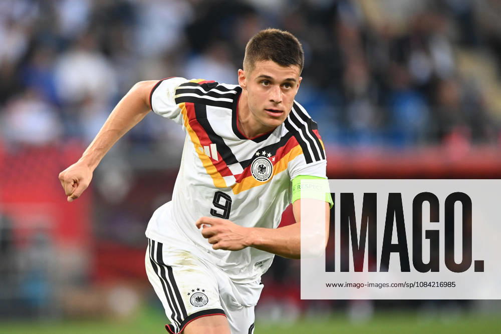 Nicolo TRESOLDI GER half-figure, half-body, single image, cropped single shot, international soccer match, U21, European Championship Qualifiers, Germany vs. Georgia 2–0 on October 6, 2026, Schüco Arena, Bielefeld, Â