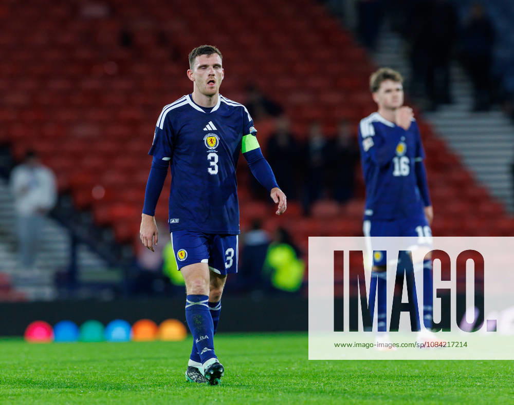 Scotland v Slovenia, UEFA Nations League, League B Group 1 : Andrew Robertson at the end