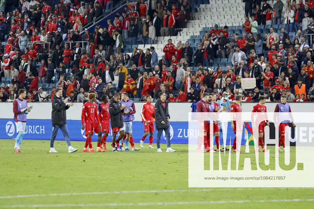 Switzerland: Post-Match Reactions from the Fans, Switzerland, UEFA, Nations League, Matchday 4, Switzerland vs. North Macedonia, October 6, 2026, Swissporarena, Lucerne, Switzerland
