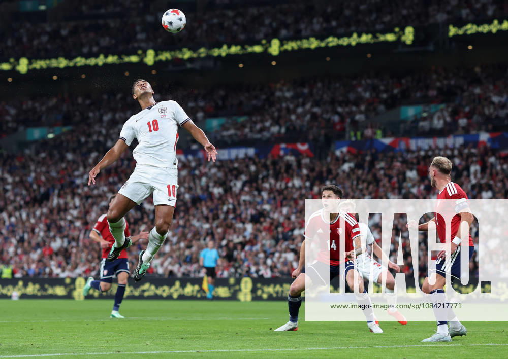 England gegen Tschechien, 6. Oktober 2026, London International Football, UEFA Nations League, England gegen Tschechien, Jude Bellingham aus England, Foto: Charlotte Wilson, Offside, London, Großbritannien
