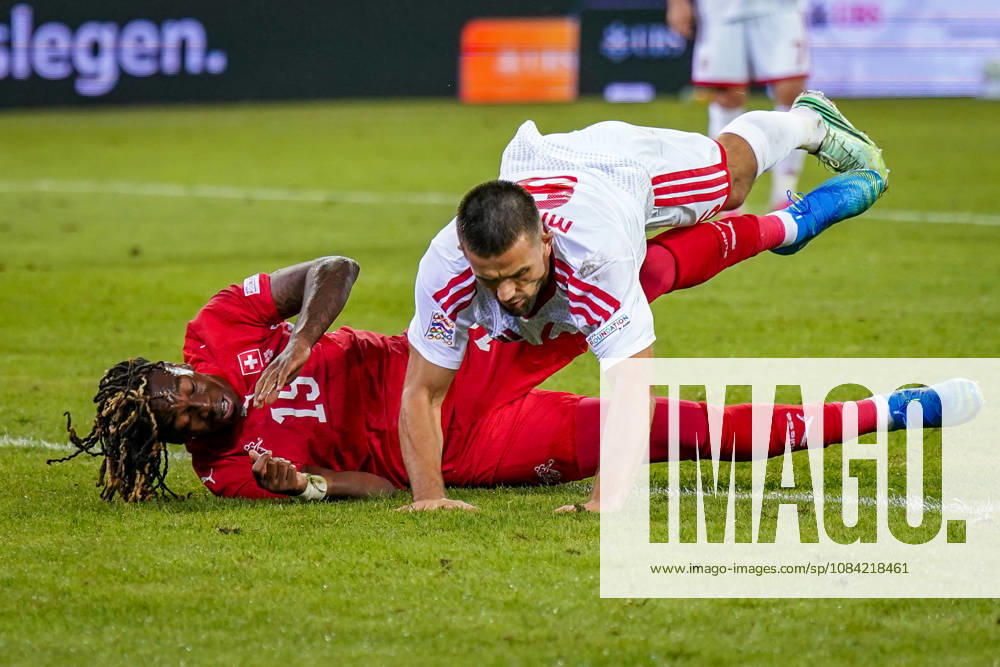 Soccer: UEFA Nations League 2026–2027, Matchday 4: Switzerland vs. North Macedonia at Thermoplan Arena Lucerne—Winsley Boteli (Switzerland), 19, and Visar Musliu (North Macedonia), 6