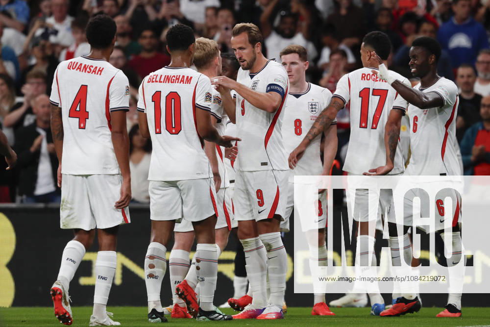 England v Czechia UEFA Nations League Harry Kane of England celebrates scoring his sides 3rd goal during the UEFA Nations League match at Wembley Stadium, London 06 10 2026 UK Newspapers OUT