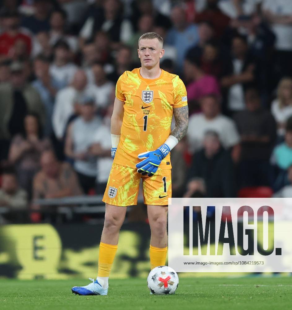 UEFA Nations League - England v Czechia LONDON, ENGLAND, OCTOBER 6: Jordan Pickford of England national team, Nationalteam during The UEFA Nations League match in Group A3 between England v Czechia at Wembley Stadium, London, England, on October 6. (Photo by Daniel Weir) London Wembley Stadium England