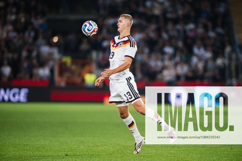 U-21 European Championship Qualifier: Germany vs. Georgia, October 6, 2026; Tom Rothe, Germany, 13; Football cutout; U-21 European Championship Qualifier, Matchday 10: Germany vs. Georgia on October 6, 2026; Bielefeld DFB REGULATIONS PROHIBIT ANY USE OF PHOTOGRAPHS AS IMAGE SEQUENCES AND OR QUASI-VIDEO