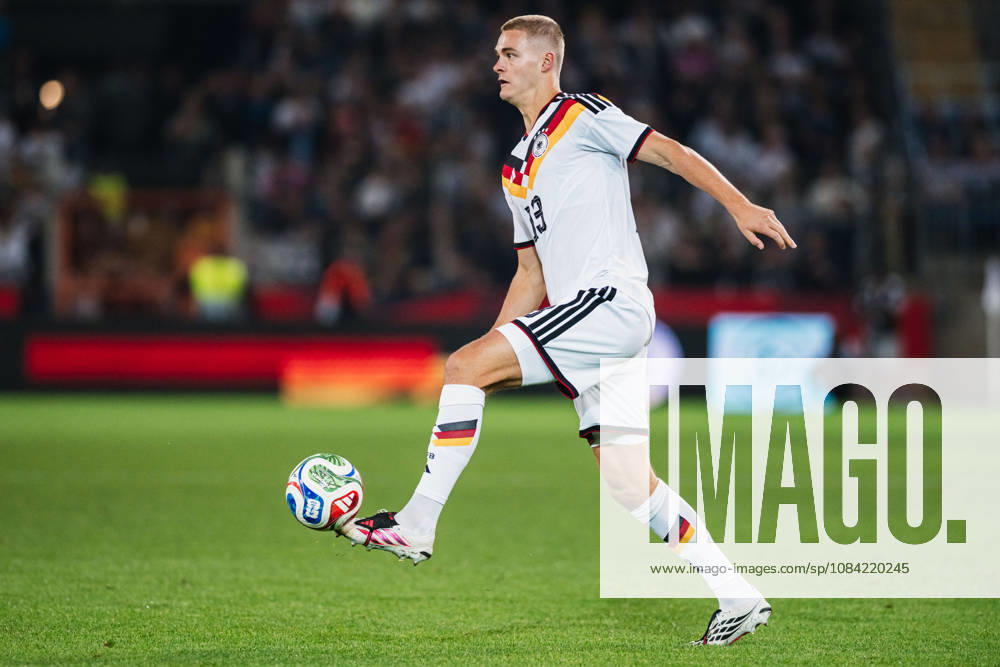 U-21 European Championship Qualifier: Germany vs. Georgia, October 6, 2026; Tom Rothe, Germany, 13; Football cutout; U-21 European Championship Qualifier, Matchday 10: Germany vs. Georgia on October 6, 2026; Bielefeld DFB REGULATIONS PROHIBIT ANY USE OF PHOTOGRAPHS AS IMAGE SEQUENCES AND OR QUASI-VIDEO