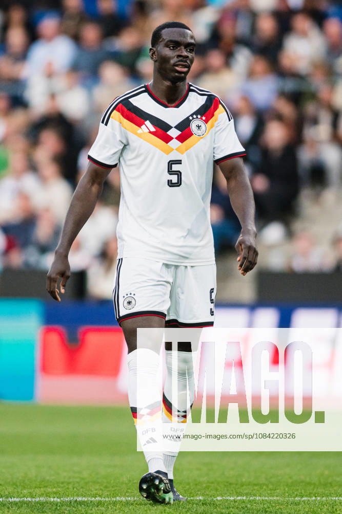 U-21 European Championship Qualifier: Germany vs. Georgia, October 6, 2026; Cutout, Joshua Quarshie (Germany), 5; Soccer; U-21 European Championship Qualifier; Matchday 10: Germany vs. Georgia on October 6, 2026, Bielefeld DFB REGULATIONS PROHIBIT ANY USE OF PHOTOGRAPHS AS IMAGE SEQUENCES AND OR QUASI-VIDEO
