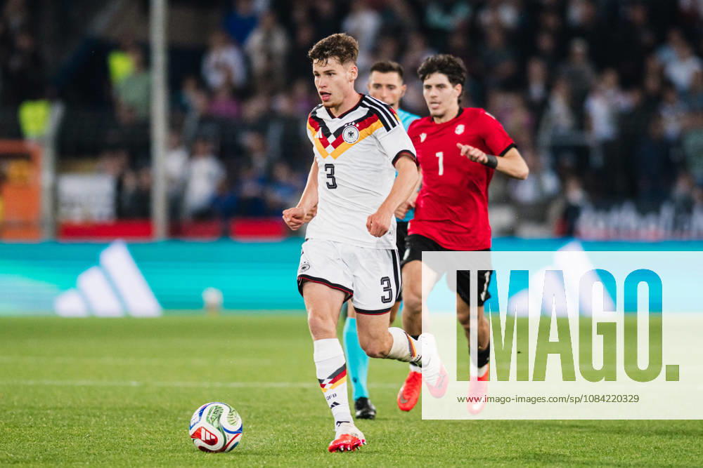 U-21 European Championship Qualifier: Germany vs. Georgia, October 6, 2026; Lukas Ullrich, Germany; 3 soccer; U-21 European Championship Qualifier; Matchday 10: Germany vs. Georgia on October 6, 2026; Bielefeld DFB REGULATIONS PROHIBIT ANY USE OF PHOTOGRAPHS AS IMAGE SEQUENCES AND OR QUASI-VIDEO