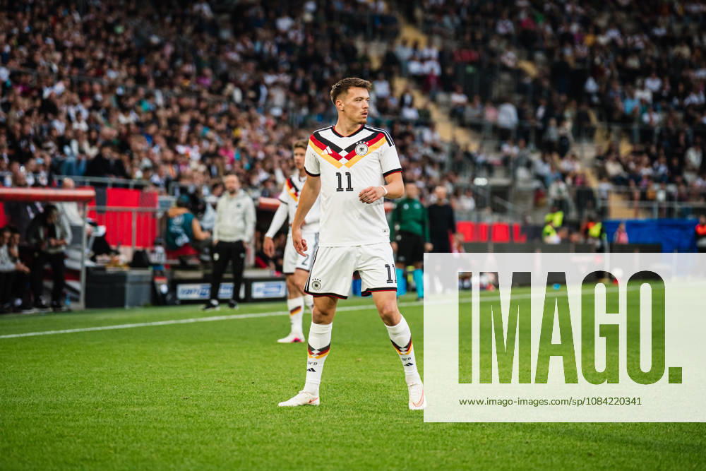 U-21 European Championship Qualifier: Germany vs. Georgia, October 6, 2026; Cutout, Dženan Pejcinovic, Germany, 11; Soccer; U-21 European Championship Qualifier; Matchday 10: Germany vs. Georgia on October 6, 2026; Bielefeld DFB REGULATIONS PROHIBIT ANY USE OF PHOTOGRAPHS AS IMAGE SEQUENCES AND OR QUASI-VIDEO