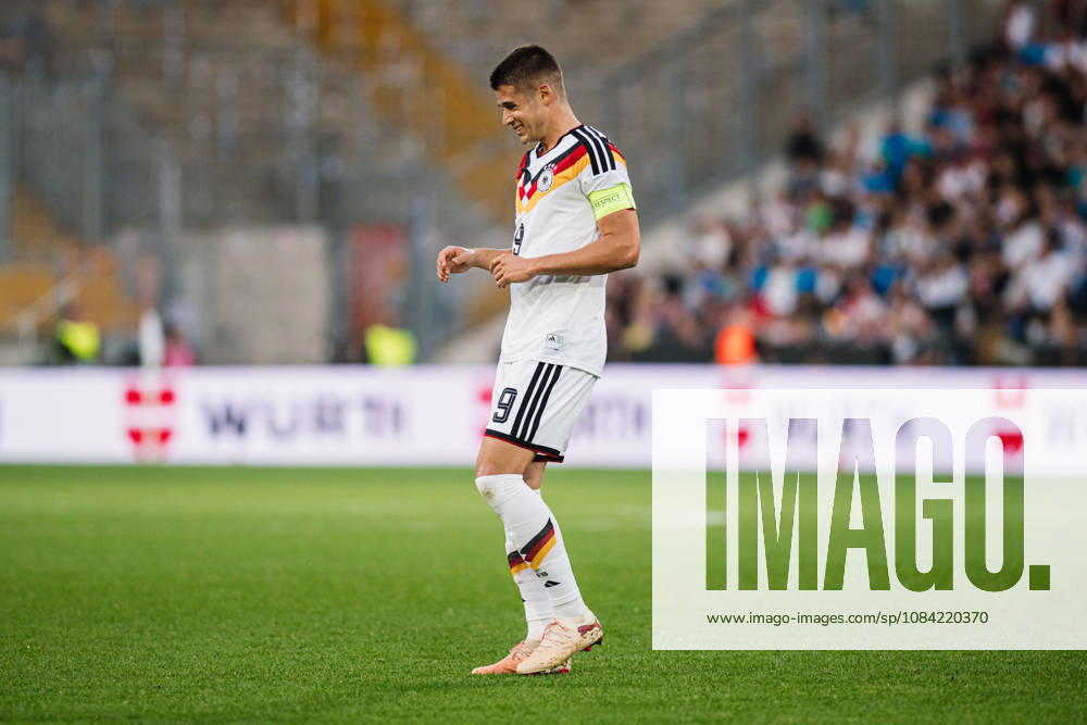 U-21 European Championship Qualifier: Germany vs. Georgia, October 6, 2026; Nicolò Tresoldi; Germany; 9; Football; U-21 European Championship Qualifier; Matchday 10: Germany vs. Georgia on October 6, 2026; Bielefeld DFB REGULATIONS PROHIBIT ANY USE OF PHOTOGRAPHS AS IMAGE SEQUENCES AND OR QUASI-VIDEO