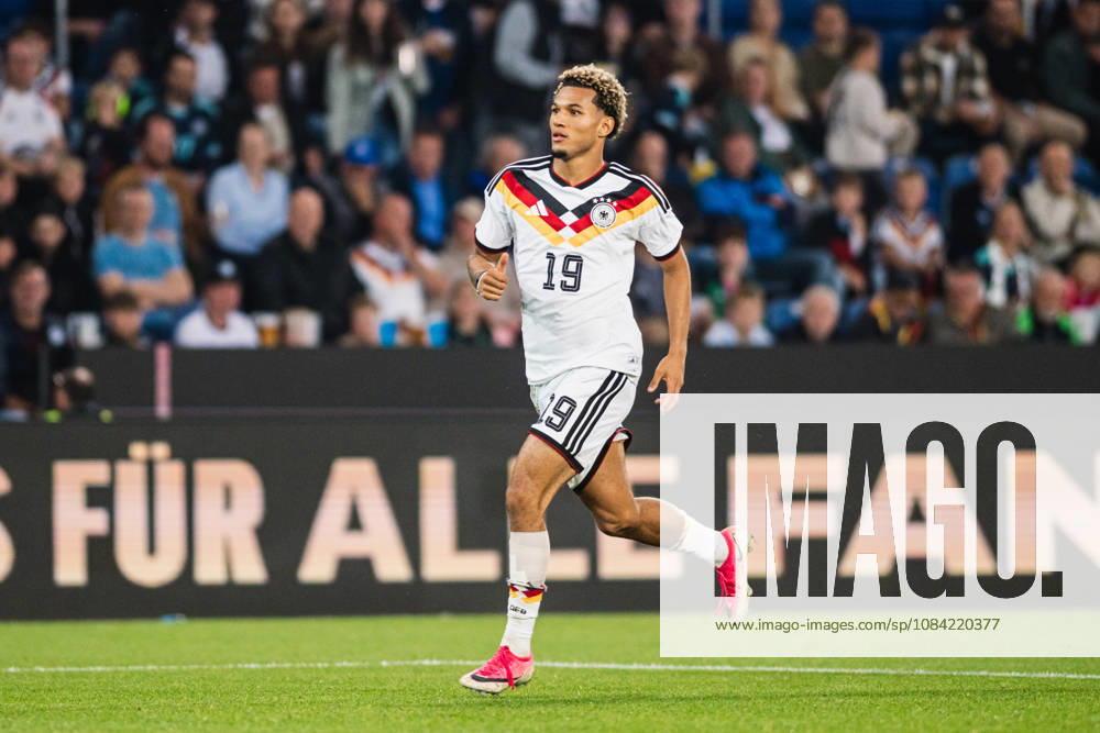 U-21 European Championship Qualifier: Germany vs. Georgia, October 6, 2026, Paris Brunner, Germany, 19 cutout soccer players, U-21 European Championship Qualifier, Matchday 10: Germany vs. Georgia on October 6, 2026, Bielefeld DFB REGULATIONS PROHIBIT ANY USE OF PHOTOGRAPHS AS IMAGE SEQUENCES AND OR QUASI-VIDEO