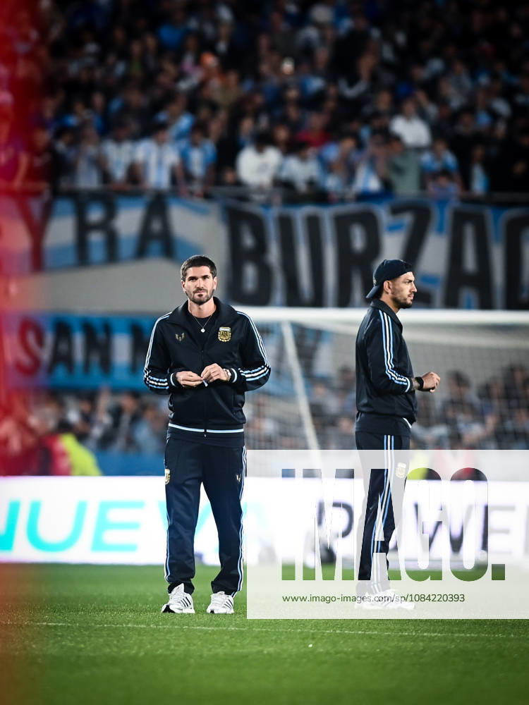 Argentina x Benin BUENOS AIRES, AR - 06.10.2026: ARGENTINA X BENIN - Rodrigo De Paul and Leandro Paredes during the International Friendly, Länderspiel, Nationalmannschaft match between Argentina and Benin on Tuesday, October 6, 2026, at the Estadio Monumental in Buenos Aires, Argentina. The match marks Messi& 39;s farewell to the Argentine national team, Nationalteam (Photo: Gabriel Sotelo Fotoarena) x3026018x GabrielxSotelo