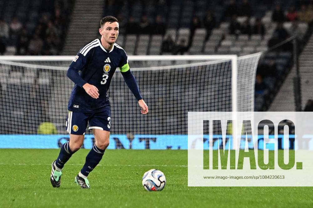 Scotland v Slovenia UEFA Nations League Andrew Robertson of Scotland on the ball during the UEFA Nations League match at Barclays Hampden, Glasgow 06 10 2026 UK Newspapers OUT