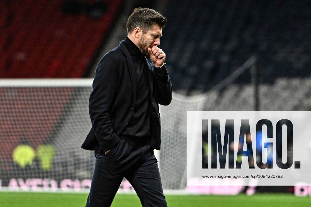 Scotland v Slovenia UEFA Nations League Manager Sebastien Pocognoli of Scotland at full time during the UEFA Nations League match at Barclays Hampden, Glasgow 06 10 2026 UK Newspapers OUT