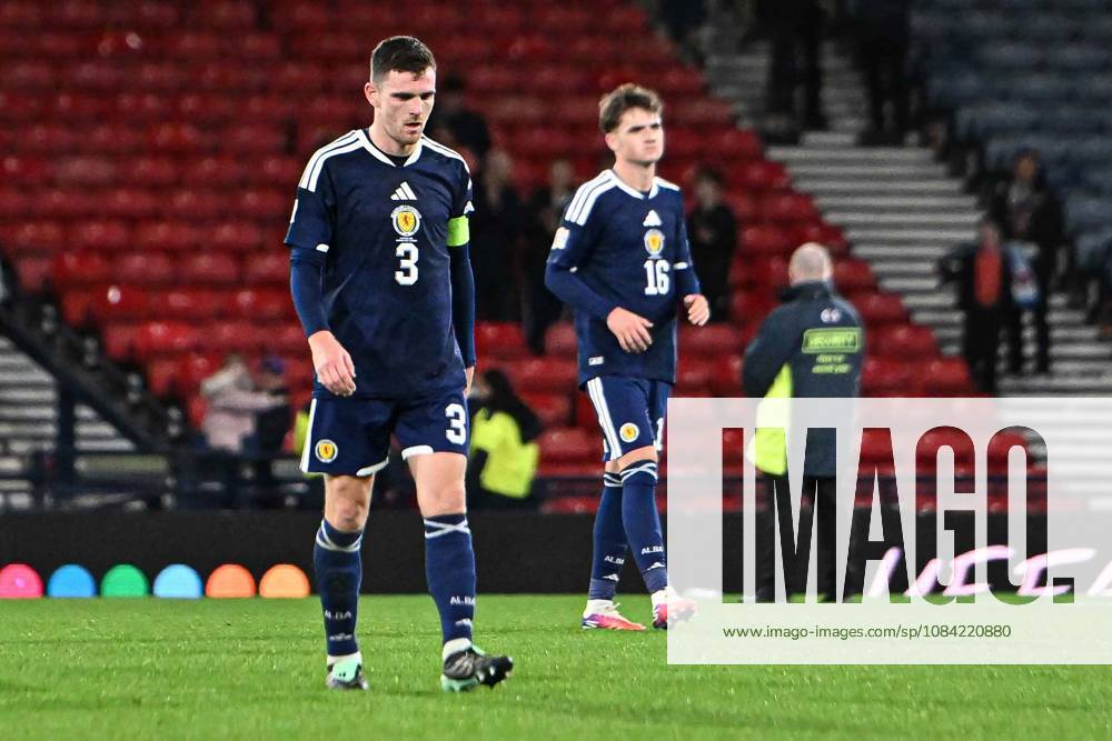Scotland v Slovenia UEFA Nations League Andrew Robertson of Scotland at full time during the UEFA Nations League match at Barclays Hampden, Glasgow 06 10 2026 UK Newspapers OUT