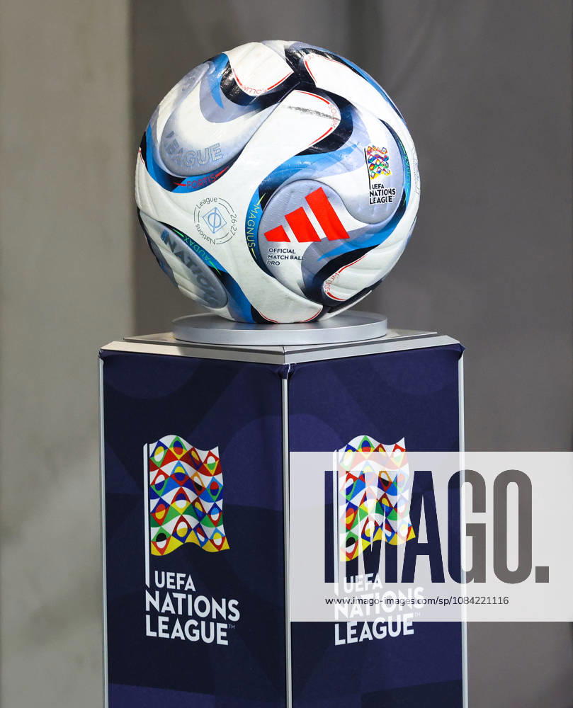 Albania vs San Marino UEFA Nations League 2026-2027 Group C1 The official ball of the game prior to the UEFA Nations League 2026-2027 group phase match between Albania and San Marino in Tirana, Albania on October 6, 2026 Tirana Albania