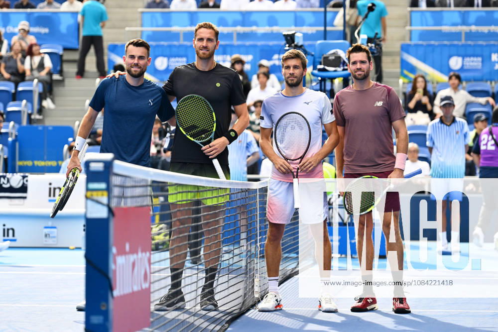 (L-R) Theo ARRIBAGE & Albano OLIVETTI (FRA), Austin KRAJICEK (USA) & Nikola MEKTIC (CRO), OCTOBER 6, 2026 - Tennis : Kinoshita Group Japan Open Tennis Championships 2026 Men s Doubles Final at Ariake Coliseum, Tokyo, Japan. Noxthirdxpartyxsales aflo_353701408 KenjiroxMatsuox