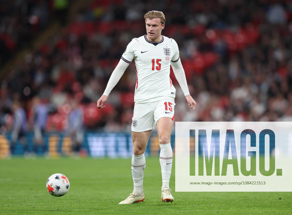 England gegen Tschechien, 6. Oktober 2026, London International Football, UEFA Nations League, England gegen Tschechien, Jarrad Branthwaite (England), Foto: Charlotte Wilson, Offside, London, Großbritannien