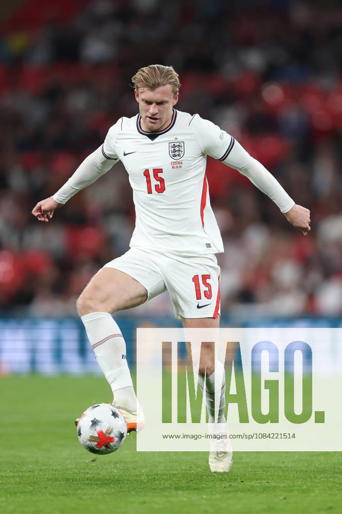 England gegen Tschechien, 6. Oktober 2026, London International Football, UEFA Nations League, England gegen Tschechien, Jarrad Branthwaite (England), Foto: Charlotte Wilson, Offside, London, Großbritannien