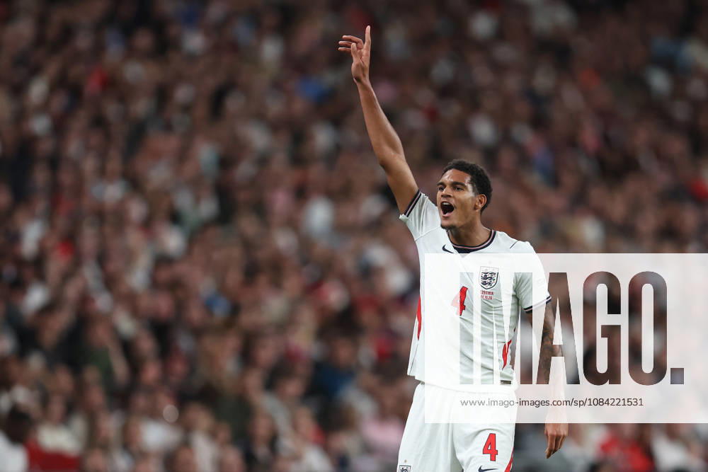 England gegen Tschechien, 6. Oktober 2026, London International Football, UEFA Nations League, England gegen Tschechien, Jarell Quansah aus England, Foto: Charlotte Wilson, Offside, London, Großbritannien