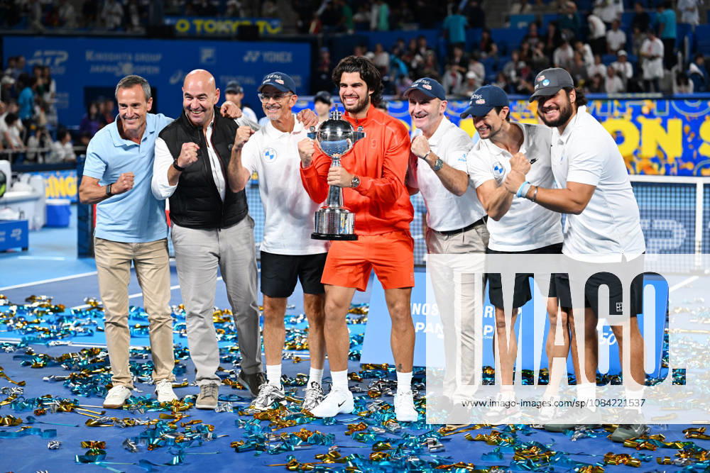 Carlos ALCARAZ (ESP), OCTOBER 6, 2026 - Tennis : Kinoshita Group Japan Open Tennis Championships 2026 Men s Singles award ceremony at Ariake Coliseum, Tokyo, Japan. Noxthirdxpartyxsales aflo_353764488 KenjiroxMatsuox