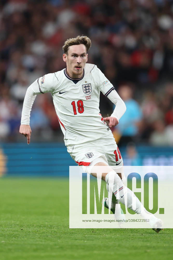 England gegen Tschechien, 6. Oktober 2026, London, Internationales Fußballspiel, UEFA Nations League, England gegen Tschechien, James Garner (England), Foto: Charlotte Wilson, Offside, London, Großbritannien
