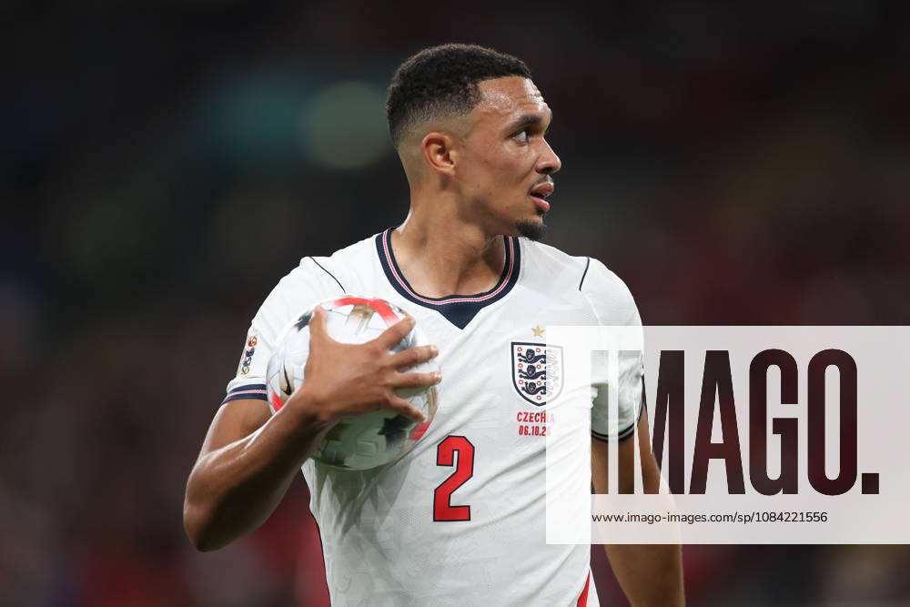England gegen Tschechien, 6. Oktober 2026, London, Internationales Fußballspiel, UEFA Nations League, England gegen Tschechien, Trent Alexander-Arnold (England), Foto: Charlotte Wilson, Offside, London, Großbritannien