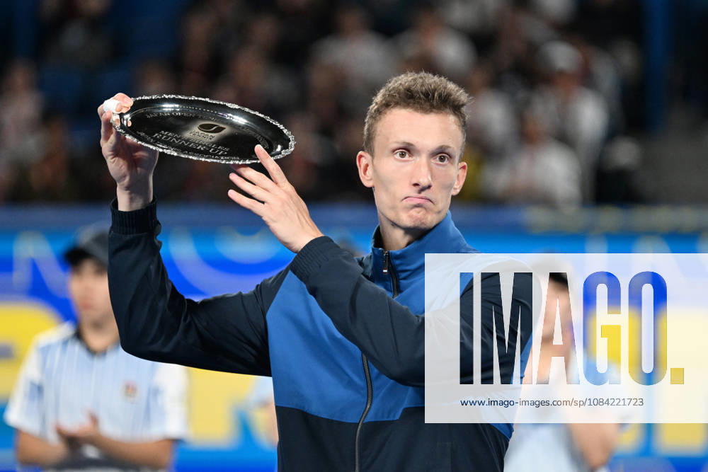 Jiri LEHECKA (CZE), OCTOBER 6, 2026 - Tennis : Kinoshita Group Japan Open Tennis Championships 2026 Men s Singles award ceremony at Ariake Coliseum, Tokyo, Japan. Noxthirdxpartyxsales aflo_353766446 KenjiroxMatsuox