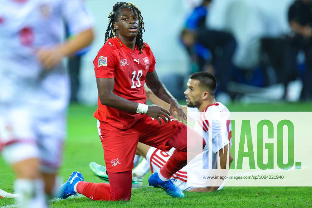 Winsley Boteli Mokango (19, Switzerland) during the UEFA Nations League match between Switzerland and North Macedonia at thermoplan arena on October 6, 2026 in Lucerne, Switzerland.