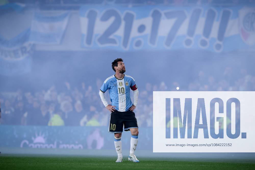 Lionel Messi of Argentina seen during the match between Argentina and Benin International Friendly, Länderspiel, Nationalmannschaft match, The last match of Messi with Argentina national team, Nationalteam The Last Match Of Messi In Buenos Aires, Argentina - 06 Oct 2026 - ZUMAs197 20261006_aaa_s197_132