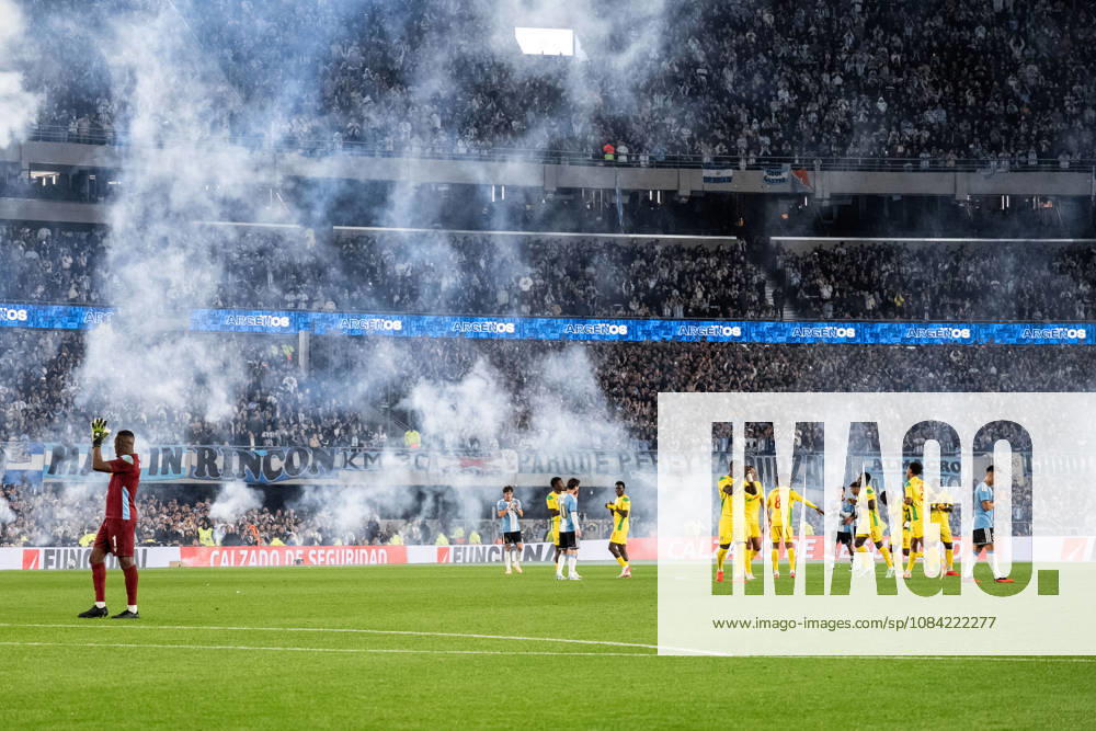 General view inside the stadium during the International Friendly, Länderspiel, Nationalmannschaft football match between Argentina and Benin at Estadio Monumental Antonio V. Liberti on October 06, 2026 in Buenos Aires, Argentina. (Photo by Richard Callis Sports Press Photo)