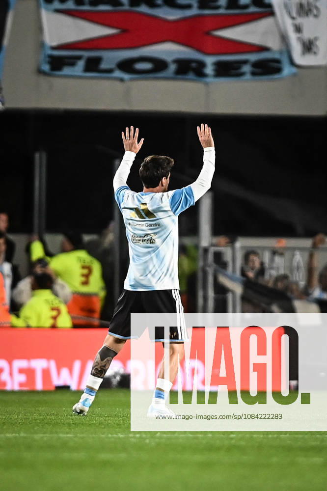 Argentina x Benin BUENOS AIRES, AR - 06.10.2026: ARGENTINA X BENIN - Lionel Messi during the International Friendly, Länderspiel, Nationalmannschaft match between Argentina and Benin on Tuesday, October 6, 2026, at the Estadio Monumental in Buenos Aires, Argentina. The match marks Messi& 39;s farewell to the Argentine national team, Nationalteam (Photo: Gabriel Sotelo Fotoarena) x3026058x GabrielxSotelo