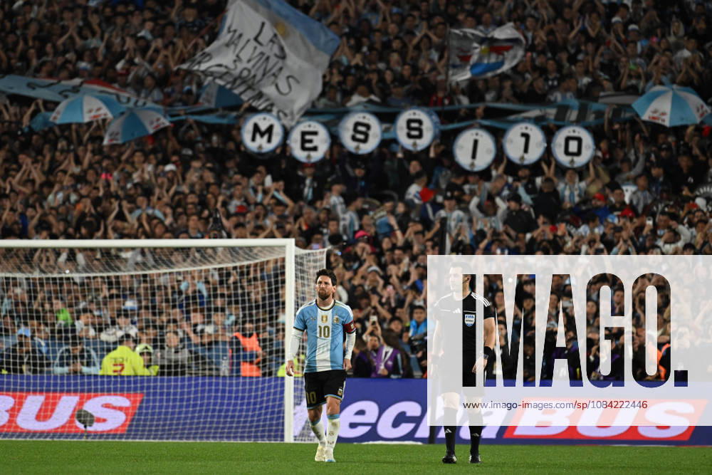 Lionel Messi farewell match BUENOS AIRES, ARGENTINA - OCTOBER 6: Lionel Messi of Argentina celebrate after scoring his third goal during his farewell match with the national team, Nationalteam at the International Friendly, Länderspiel, Nationalmannschaft match between Argentina Vs Benin at Monumental Stadium on October 6, 2026 in Buenos Aires, Argentina. Buenos Aires Estadio Monumental Antonio Liberti Buenos Aires Argentina
