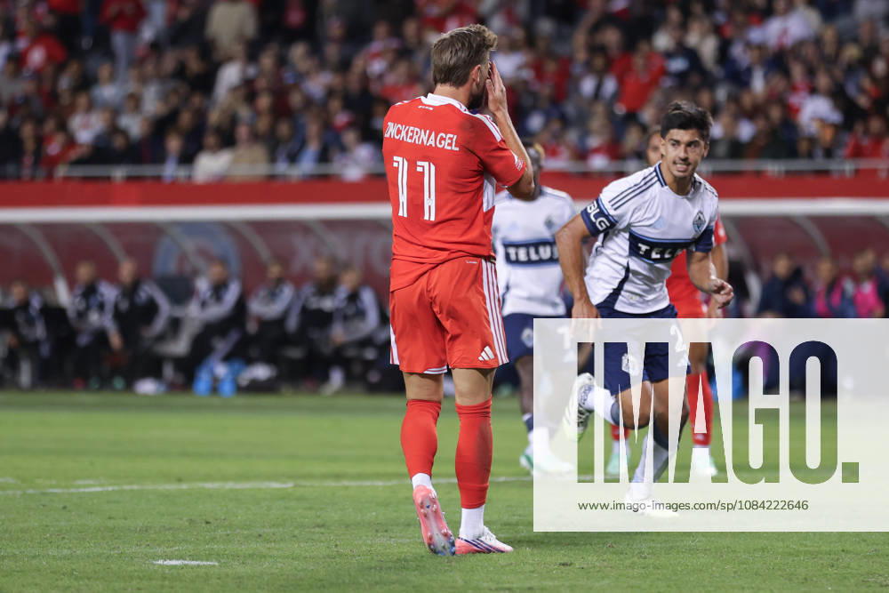 Philip Zinckernagel (11 Chicago Fire FC) reacts after missing the penalty during the Major League Soccer game between Chicago Fire FC and Vancouver Whitecaps FC at Soldier Field on Tuesday October 6 in Chicago, USA